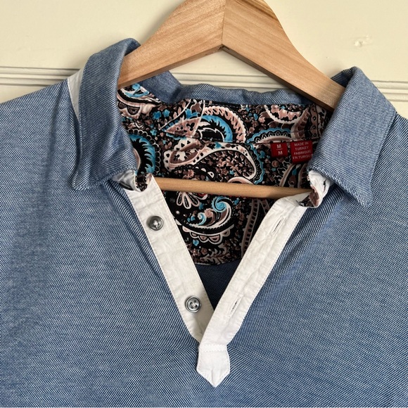 Report Collection Button Down Short Sleeve Medium - Picture 3 of 6